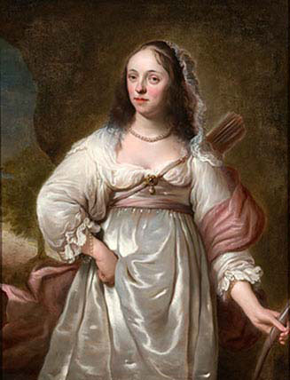 Woman Dressed as a Huntress